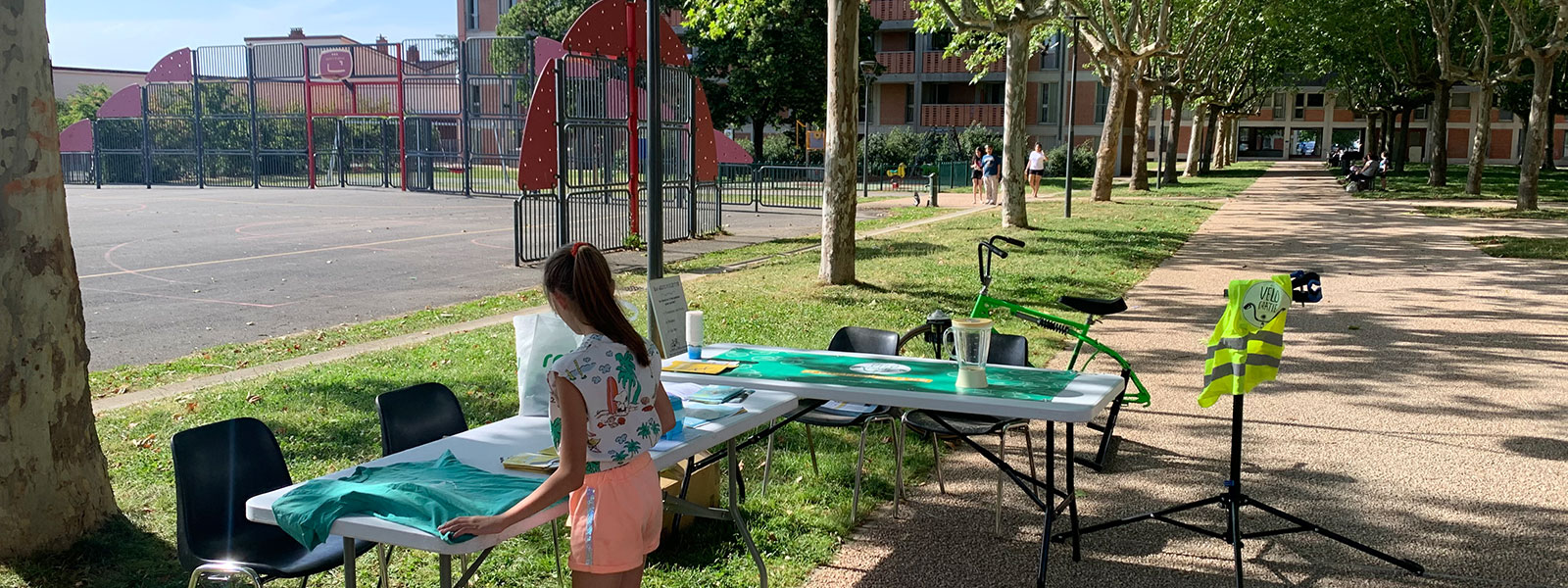 Vélocratie à la fête de quartier Rayssac